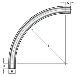 CHAMPION 60CHW922DS-RS 6-IN 90DEG FIBERGLASS ELBOW 36-IN RADIUS WITH DEEP COUPLINGS RED STRIPE Product image for CHAMPION 60CHW922DS-RS 6-IN 90DEG FIBERGLASS ELBOW 36-IN RADIUS WITH DEEP COUPLINGS RED STRIPE